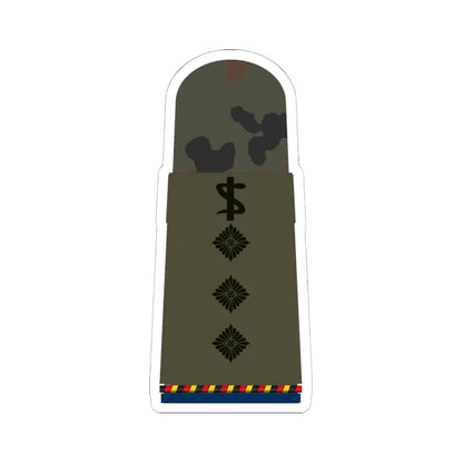 HA OS5 43c Stabsarzt d.R. San ZM R (Military Rank) STICKER Vinyl Kiss-Cut Decal 6 Inch White - The Sticker Space