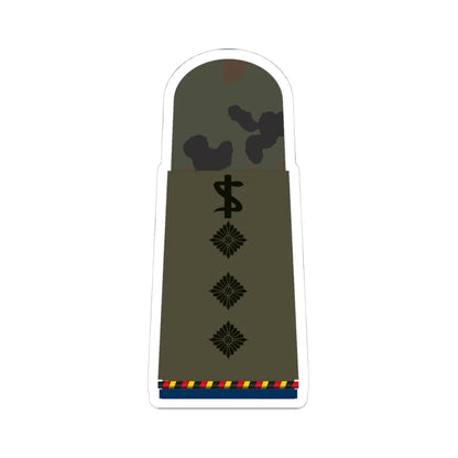 HA OS5 43c Stabsarzt d.R. San ZMx R (Military Rank) STICKER Vinyl Kiss-Cut Decal 4 Inch White - The Sticker Space