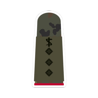 HA OS5 43c Stabsarzt i.G. ZMx R (Military Rank) STICKER Vinyl Kiss-Cut Decal 3 Inch White - The Sticker Space