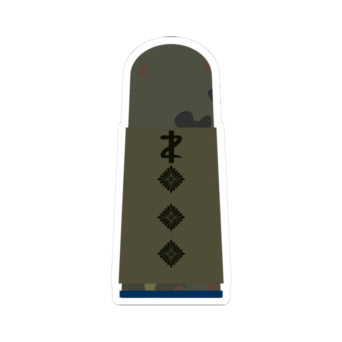 HA OS5 43c Stabsarzt San ZMx L (Germany) (Military Rank) STICKER Vinyl Kiss-Cut Decal 3 Inch White - The Sticker Space