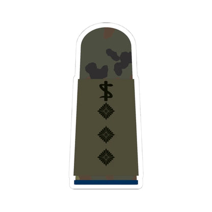 HA OS5 43c Stabsarzt San ZMx R (Military Rank) STICKER Vinyl Kiss-Cut Decal 4 Inch White - The Sticker Space
