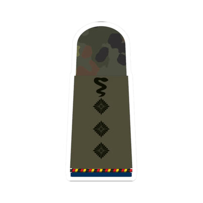 HA OS5 43e Stabsveterinär d.R. San TMx R (Military Rank) STICKER Vinyl Kiss-Cut Decal 2 Inch White - The Sticker Space