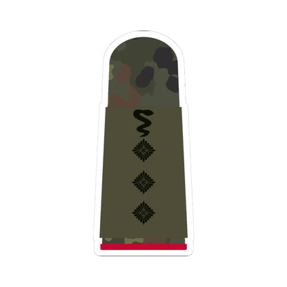 HA OS5 43e Stabsveterinär i.G. TMx R (Military Rank) STICKER Vinyl Kiss-Cut Decal 3 Inch White - The Sticker Space