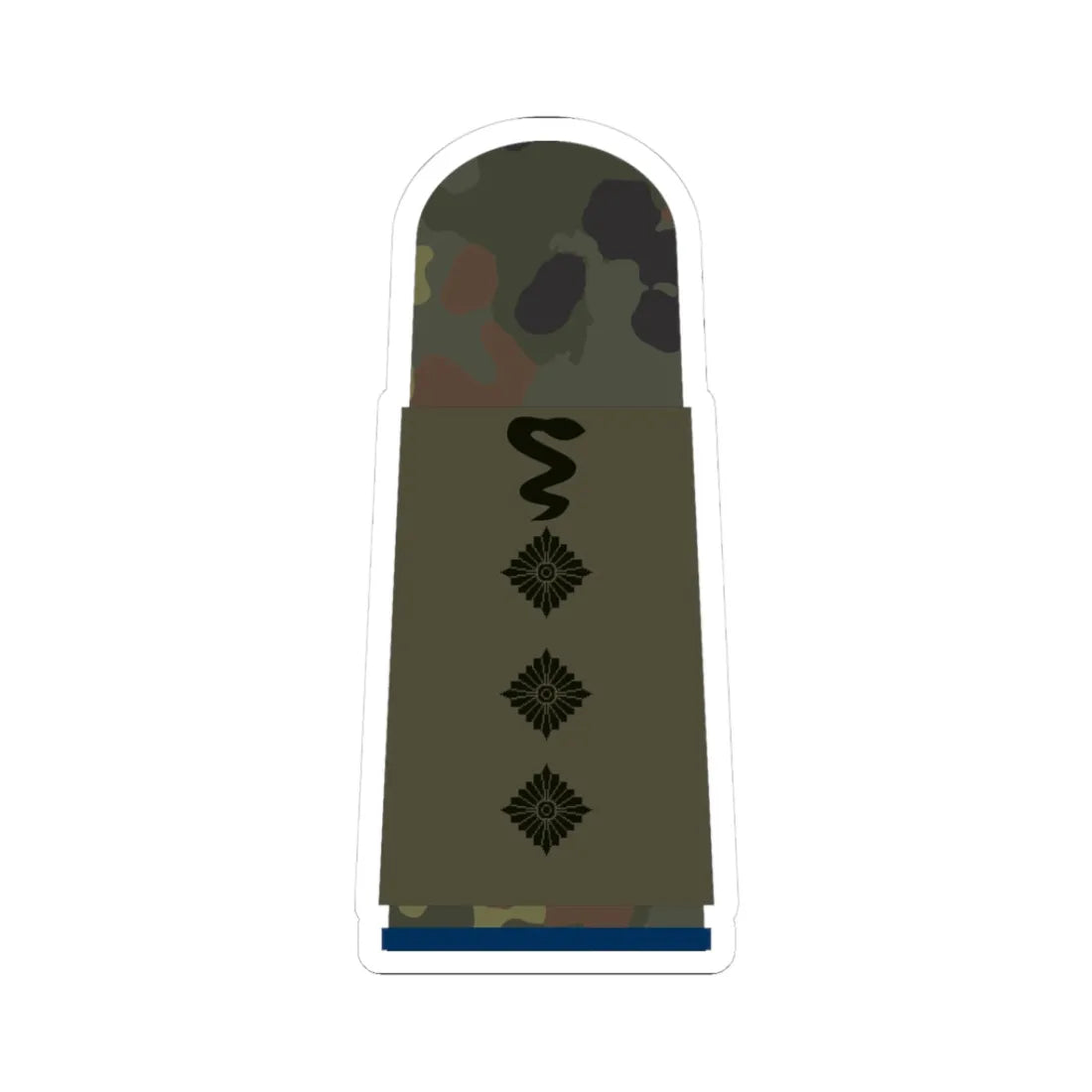 HA OS5 43e Stabsveterinär San TMx R (Military Rank) STICKER Vinyl Kiss-Cut Decal 3 Inch White - The Sticker Space