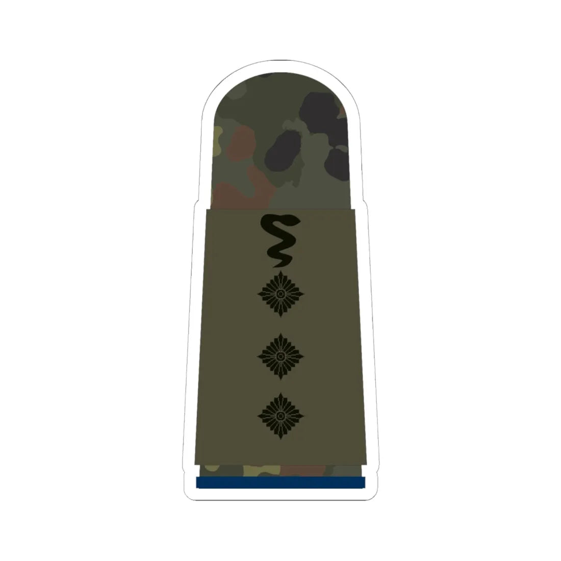 HA OS5 43e Stabsveterinär San TMx R (Military Rank) STICKER Vinyl Kiss-Cut Decal 6 Inch White - The Sticker Space
