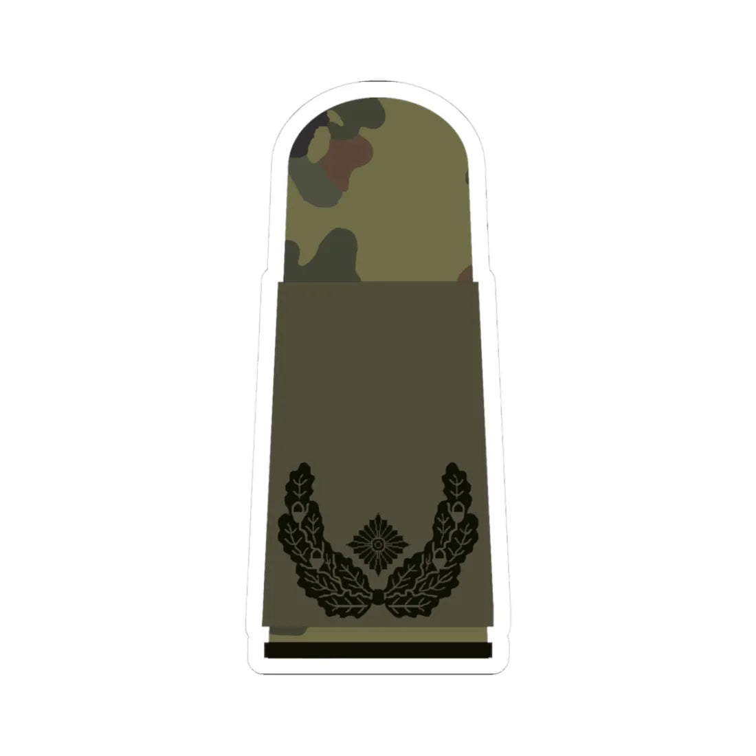 HA OS5 51 Major Pi (Germany) (Military Rank) STICKER Vinyl Kiss-Cut Decal 3 Inch White - The Sticker Space