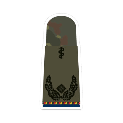 HA OS5 51b Oberstabsarzt d.R. San HMx L (Military Rank) STICKER Vinyl Kiss-Cut Decal 3 Inch White - The Sticker Space