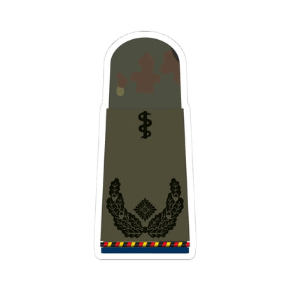 HA OS5 51b Oberstabsarzt d.R San HMx R (Military Rank) STICKER Vinyl Kiss-Cut Decal 4 Inch White - The Sticker Space
