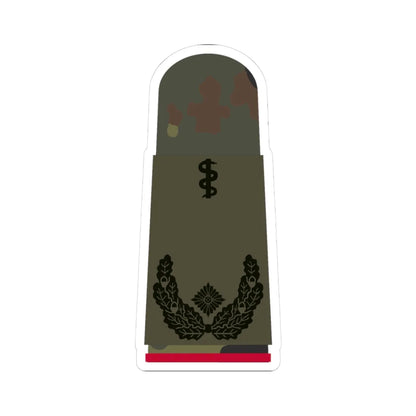 HA OS5 51b Oberstabsarzt i.G. HMx R (Military Rank) STICKER Vinyl Kiss-Cut Decal 3 Inch White - The Sticker Space