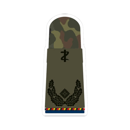 HA OS5 51c Oberstabsarzt d.R. San ZM L (Military Rank) STICKER Vinyl Kiss-Cut Decal 3 Inch White - The Sticker Space
