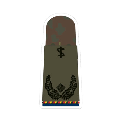 HA OS5 51c Oberstabsarzt d.R. San ZM R (Military Rank) STICKER Vinyl Kiss-Cut Decal 3 Inch White - The Sticker Space