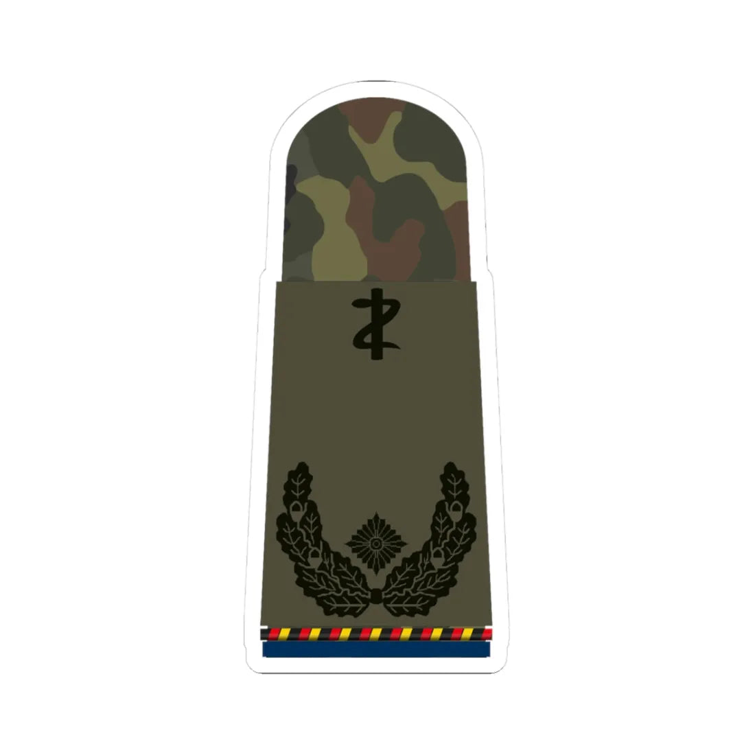 HA OS5 51c Oberstabsarzt d.R. San ZMx L (Germany) (Military Rank) STICKER Vinyl Kiss-Cut Decal 3 Inch White - The Sticker Space