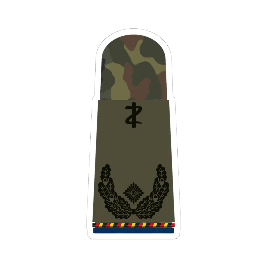 HA OS5 51c Oberstabsarzt d.R. San ZMx L (Military Rank) STICKER Vinyl Kiss-Cut Decal 4 Inch White - The Sticker Space
