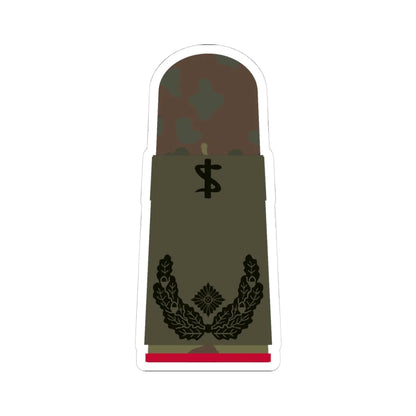 HA OS5 51c Oberstabsarzt i.G. ZM R (Military Rank) STICKER Vinyl Kiss-Cut Decal 4 Inch White - The Sticker Space