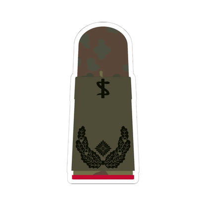 HA OS5 51c Oberstabsarzt i.G. ZM R (Military Rank) STICKER Vinyl Kiss-Cut Decal 6 Inch White - The Sticker Space