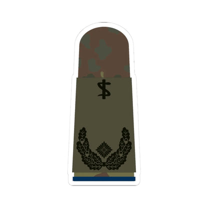 HA OS5 51c Oberstabsarzt San ZMx R (Military Rank) STICKER Vinyl Kiss-Cut Decal 3 Inch White - The Sticker Space