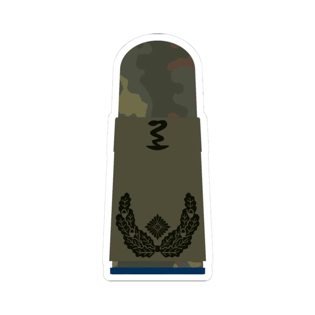 HA OS5 51d Oberstabsapotheker San PH L (Military Rank) STICKER Vinyl Kiss-Cut Decal 3 Inch White - The Sticker Space