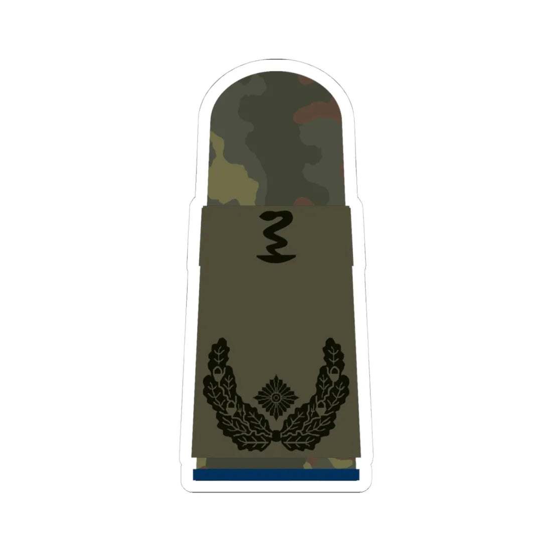 HA OS5 51d Oberstabsapotheker San PH L (Military Rank) STICKER Vinyl Kiss-Cut Decal 4 Inch White - The Sticker Space