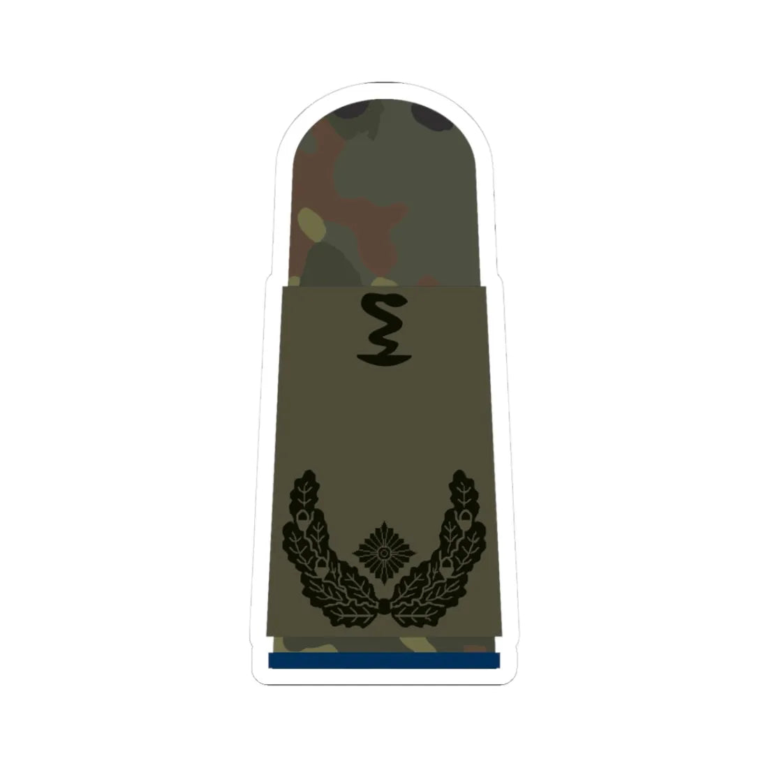 HA OS5 51d Oberstabsapotheker San PHx R (Germany) (Military Rank) STICKER Vinyl Kiss-Cut Decal 3 Inch White - The Sticker Space