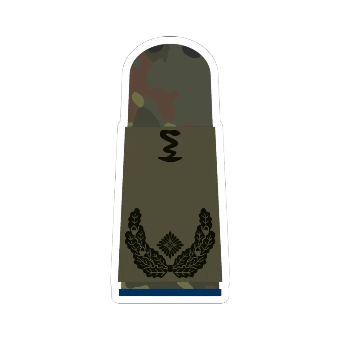 HA OS5 51d Oberstabsapotheker San PHx R (Germany) (Military Rank) STICKER Vinyl Kiss-Cut Decal 4 Inch White - The Sticker Space