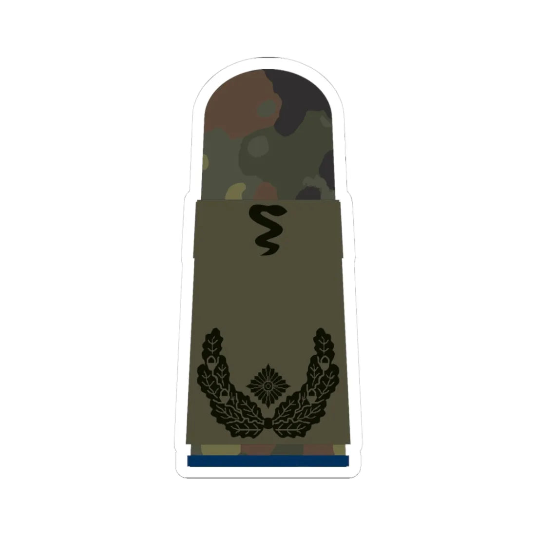 HA OS5 51e Oberstabsveterinär San TM R (Germany) (Military Rank) STICKER Vinyl Kiss-Cut Decal 3 Inch White - The Sticker Space