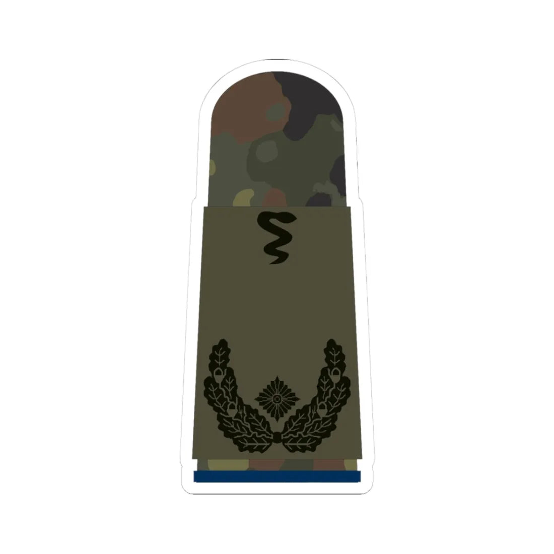 HA OS5 51e Oberstabsveterinär San TMx R (Military Rank) STICKER Vinyl Kiss-Cut Decal 3 Inch White - The Sticker Space