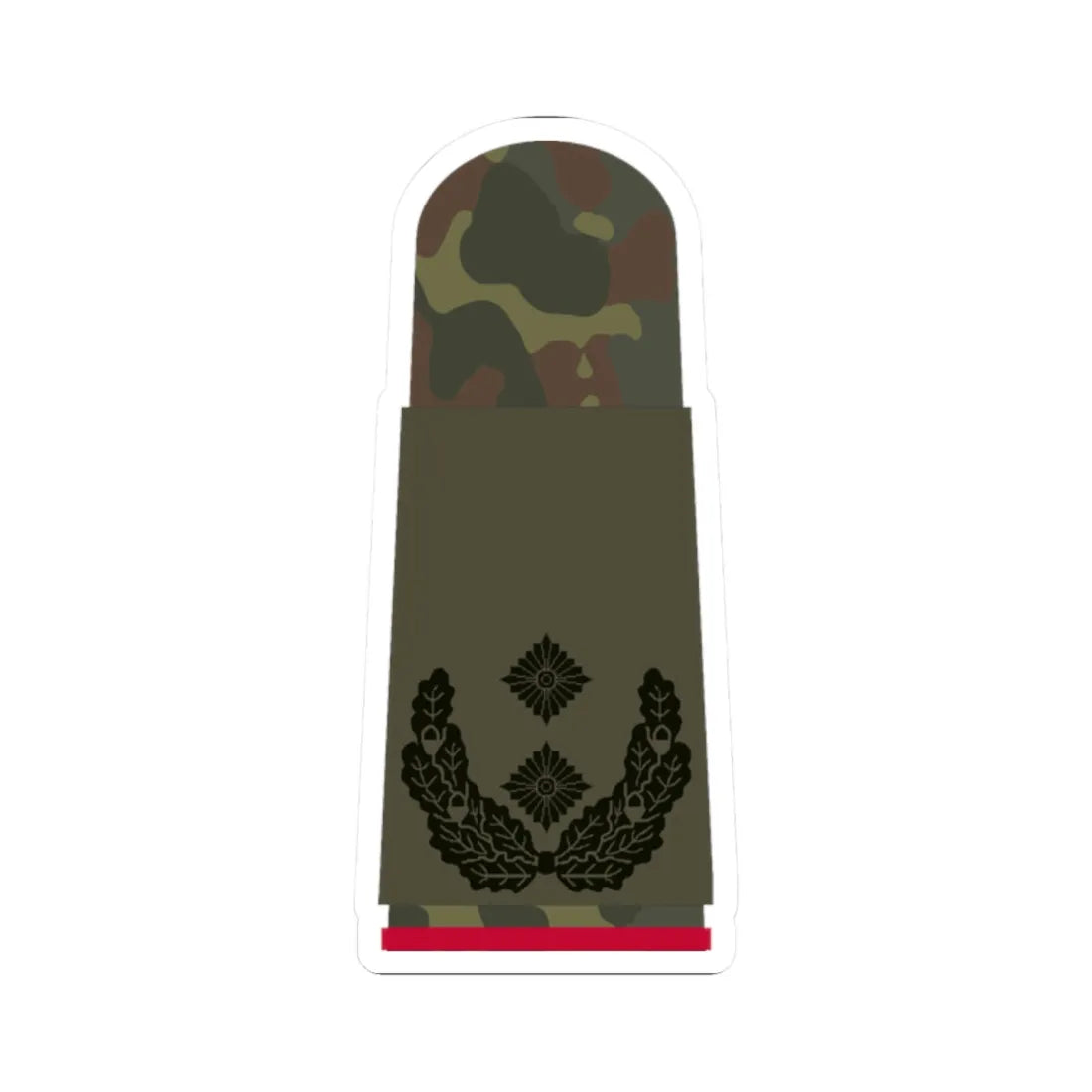 HA OS5 52 Oberstleutnant i.G. (Germany) (Military Rank) STICKER Vinyl Kiss-Cut Decal 2 Inch White - The Sticker Space