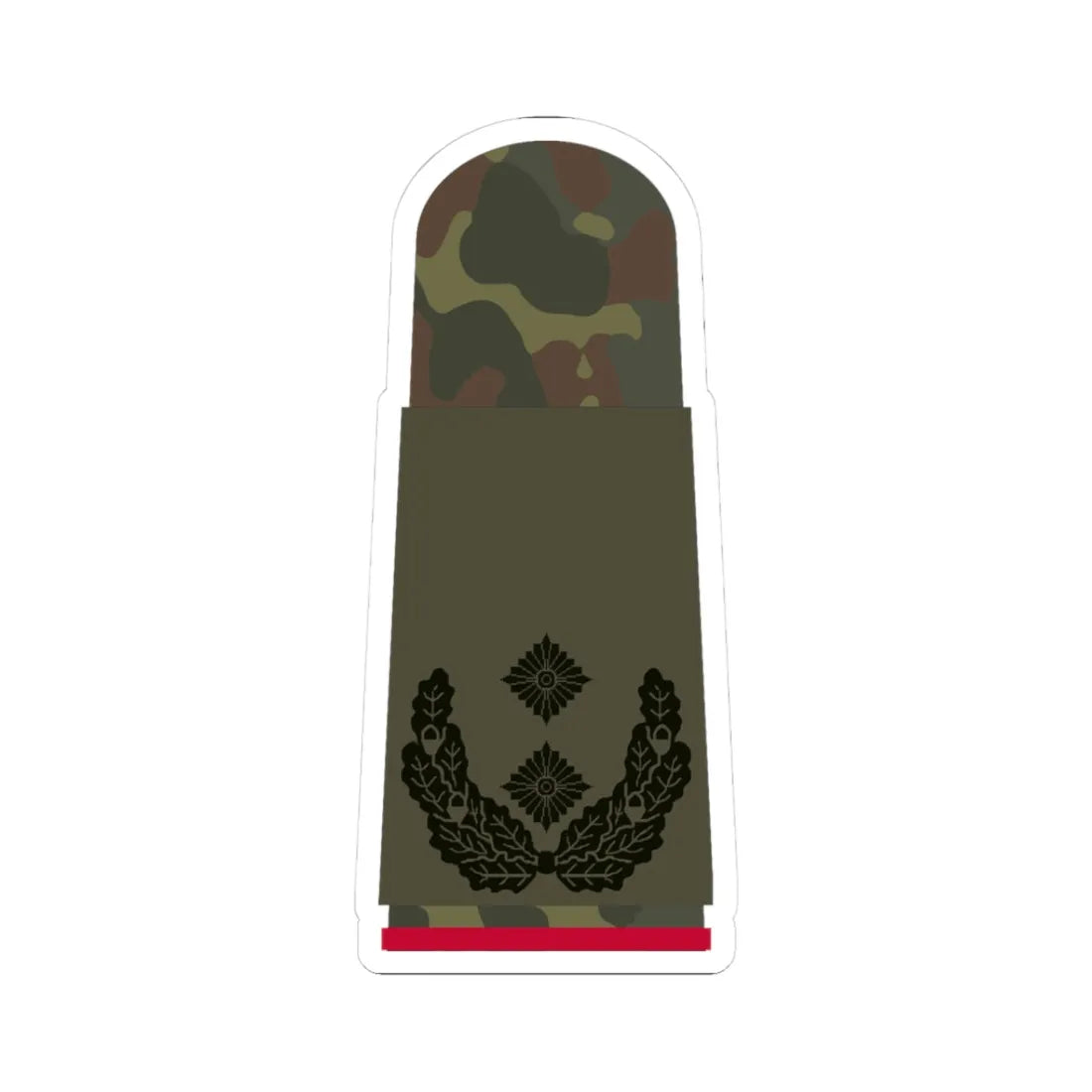 HA OS5 52 Oberstleutnant i.G. (Germany) (Military Rank) STICKER Vinyl Kiss-Cut Decal 3 Inch White - The Sticker Space