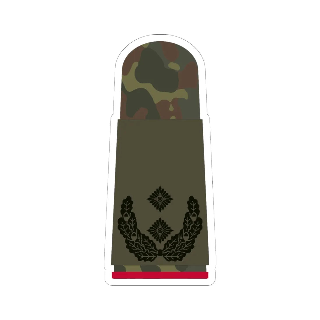 HA OS5 52 Oberstleutnant i.G. (Germany) (Military Rank) STICKER Vinyl Kiss-Cut Decal 6 Inch White - The Sticker Space