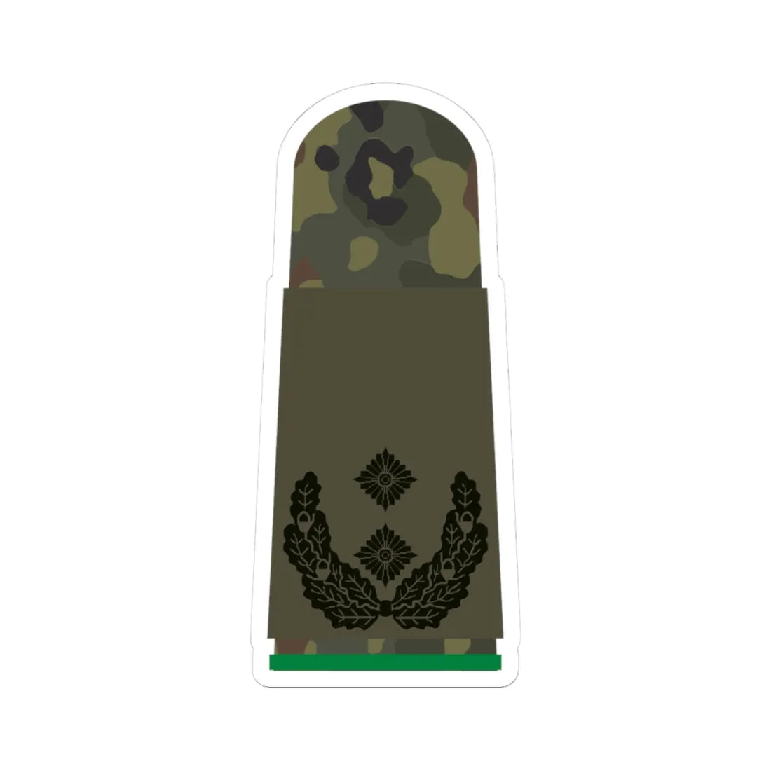 HA OS5 52 Oberstleutnant PzGren (Germany) (Military Rank) STICKER Vinyl Kiss-Cut Decal 3 Inch White - The Sticker Space