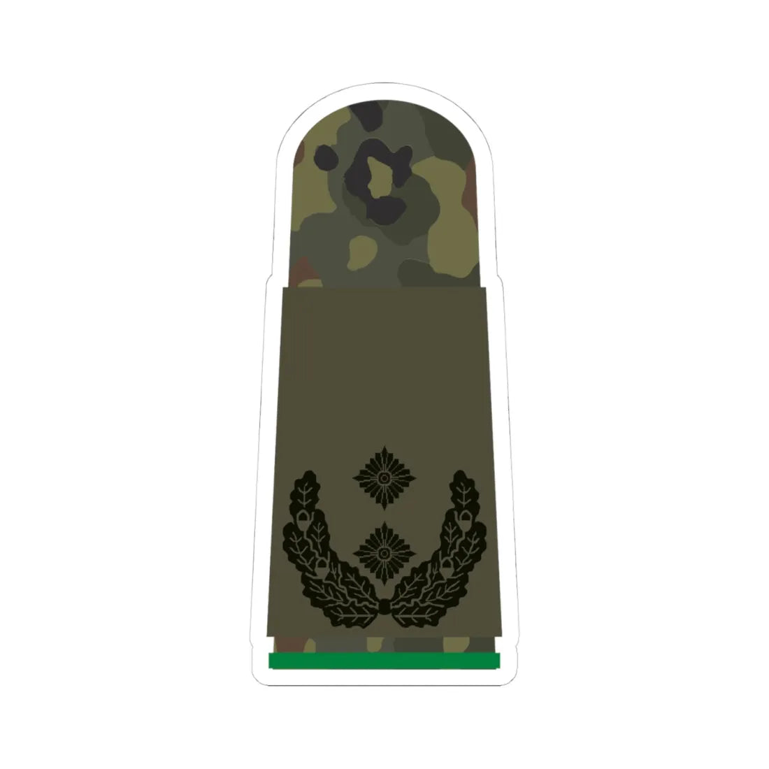 HA OS5 52 Oberstleutnant PzGren (Germany) (Military Rank) STICKER Vinyl Kiss-Cut Decal 4 Inch White - The Sticker Space