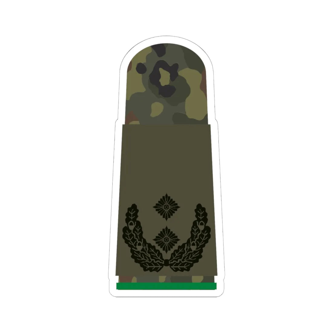 HA OS5 52 Oberstleutnant PzGren (Germany) (Military Rank) STICKER Vinyl Kiss-Cut Decal 6 Inch White - The Sticker Space