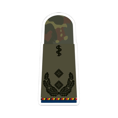 HA OS5 52b Oberfeldarzt d.R San HMx R (Military Rank) STICKER Vinyl Kiss-Cut Decal 4 Inch White - The Sticker Space