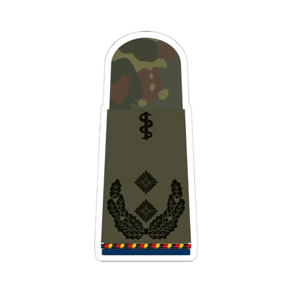 HA OS5 52b Oberfeldarzt d.R San HMx R (Military Rank) STICKER Vinyl Kiss-Cut Decal 6 Inch White - The Sticker Space