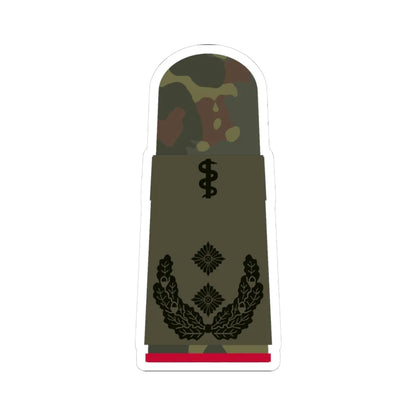 HA OS5 52b Oberfeldarzt i.G. HM R (Military Rank) STICKER Vinyl Kiss-Cut Decal 3 Inch White - The Sticker Space