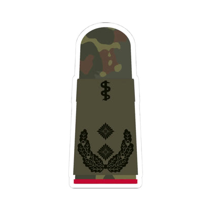 HA OS5 52b Oberfeldarzt i.G. HM R (Military Rank) STICKER Vinyl Kiss-Cut Decal 4 Inch White - The Sticker Space