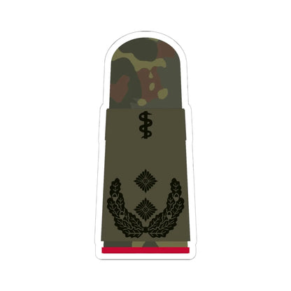 HA OS5 52b Oberfeldarzt i.G. HM R (Military Rank) STICKER Vinyl Kiss-Cut Decal 6 Inch White - The Sticker Space