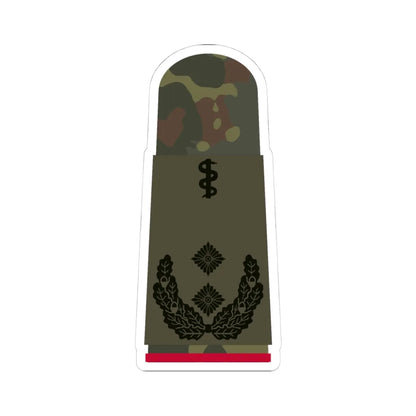 HA OS5 52b Oberfeldarzt i.G. HMx R (Military Rank) STICKER Vinyl Kiss-Cut Decal 4 Inch White - The Sticker Space