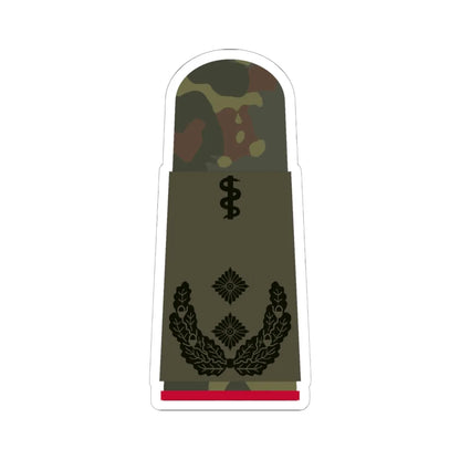 HA OS5 52b Oberfeldarzt i.G. HMx R (Military Rank) STICKER Vinyl Kiss-Cut Decal 6 Inch White - The Sticker Space