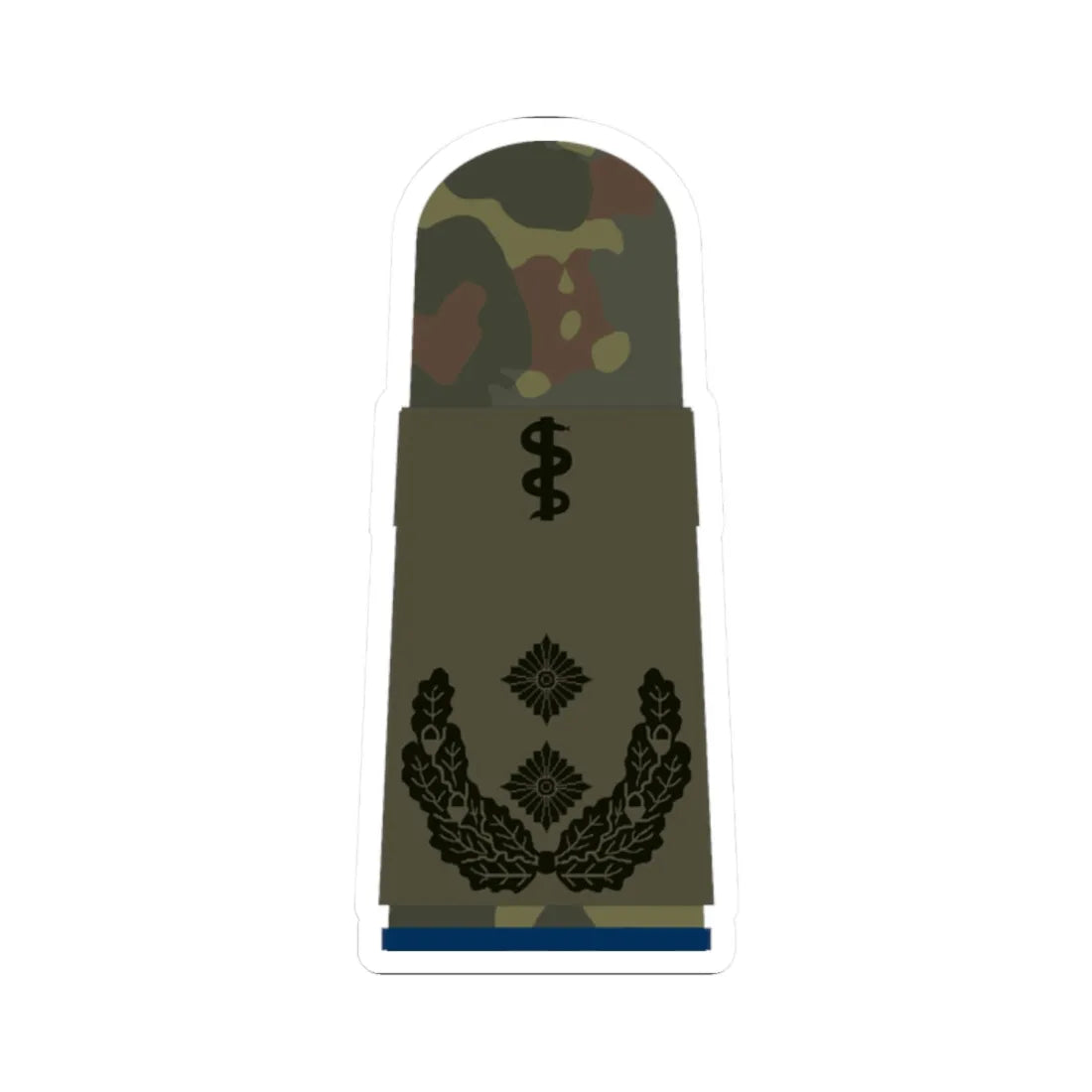 HA OS5 52b Oberfeldarzt San HM R (Germany) (Military Rank) STICKER Vinyl Kiss-Cut Decal 2 Inch White - The Sticker Space