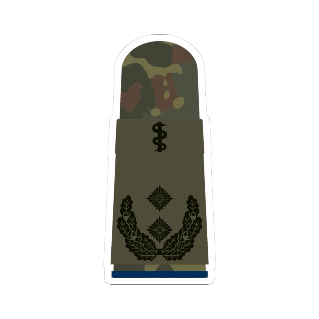 HA OS5 52b Oberfeldarzt San HM R (Germany) (Military Rank) STICKER Vinyl Kiss-Cut Decal 3 Inch White - The Sticker Space