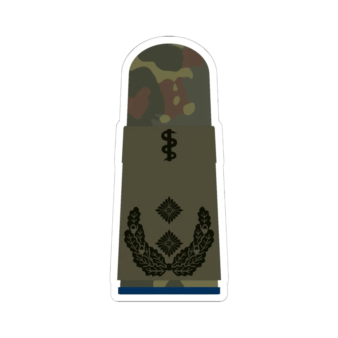 HA OS5 52b Oberfeldarzt San HM R (Germany) (Military Rank) STICKER Vinyl Kiss-Cut Decal 6 Inch White - The Sticker Space