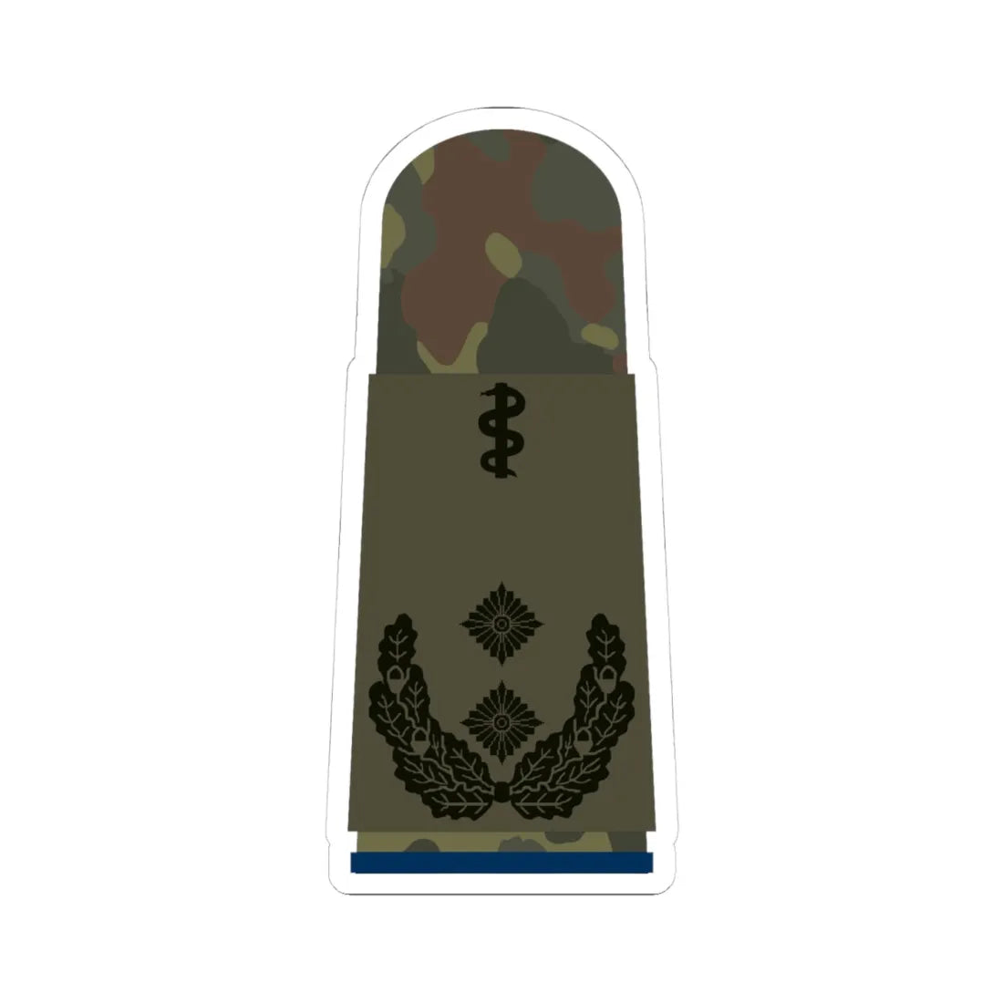 HA OS5 52b Oberfeldarzt San HMx L (Germany) (Military Rank) STICKER Vinyl Kiss-Cut Decal 4 Inch White - The Sticker Space