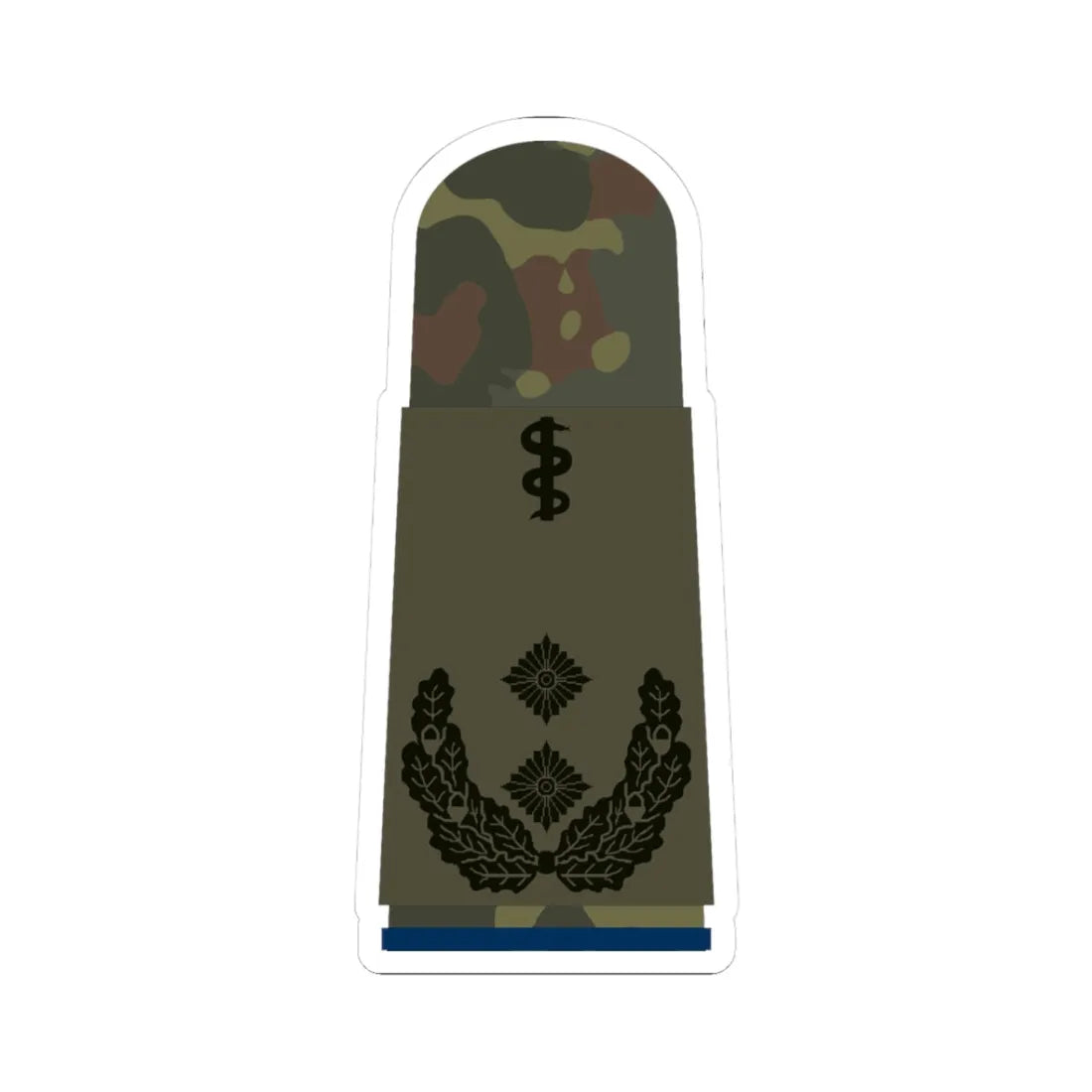 HA OS5 52b Oberfeldarzt San HMx R (Germany) (Military Rank) STICKER Vinyl Kiss-Cut Decal 3 Inch White - The Sticker Space