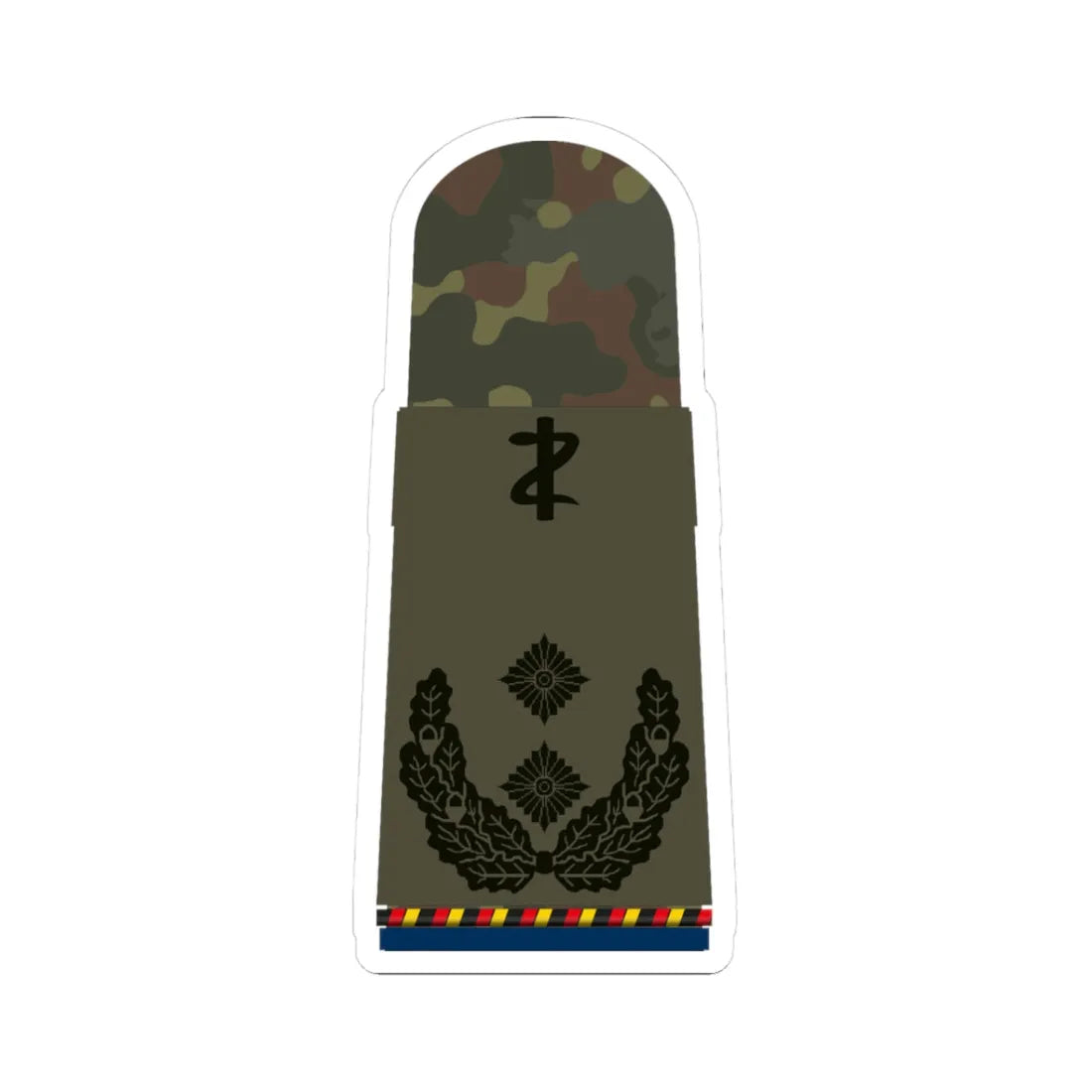 HA OS5 52c Oberfeldarzt d.R. San ZM L (Germany) (Military Rank) STICKER Vinyl Kiss-Cut Decal 3 Inch White - The Sticker Space
