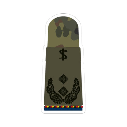 HA OS5 52c Oberfeldarzt d.R. San ZM R (Germany) (Military Rank) STICKER Vinyl Kiss-Cut Decal 4 Inch White - The Sticker Space
