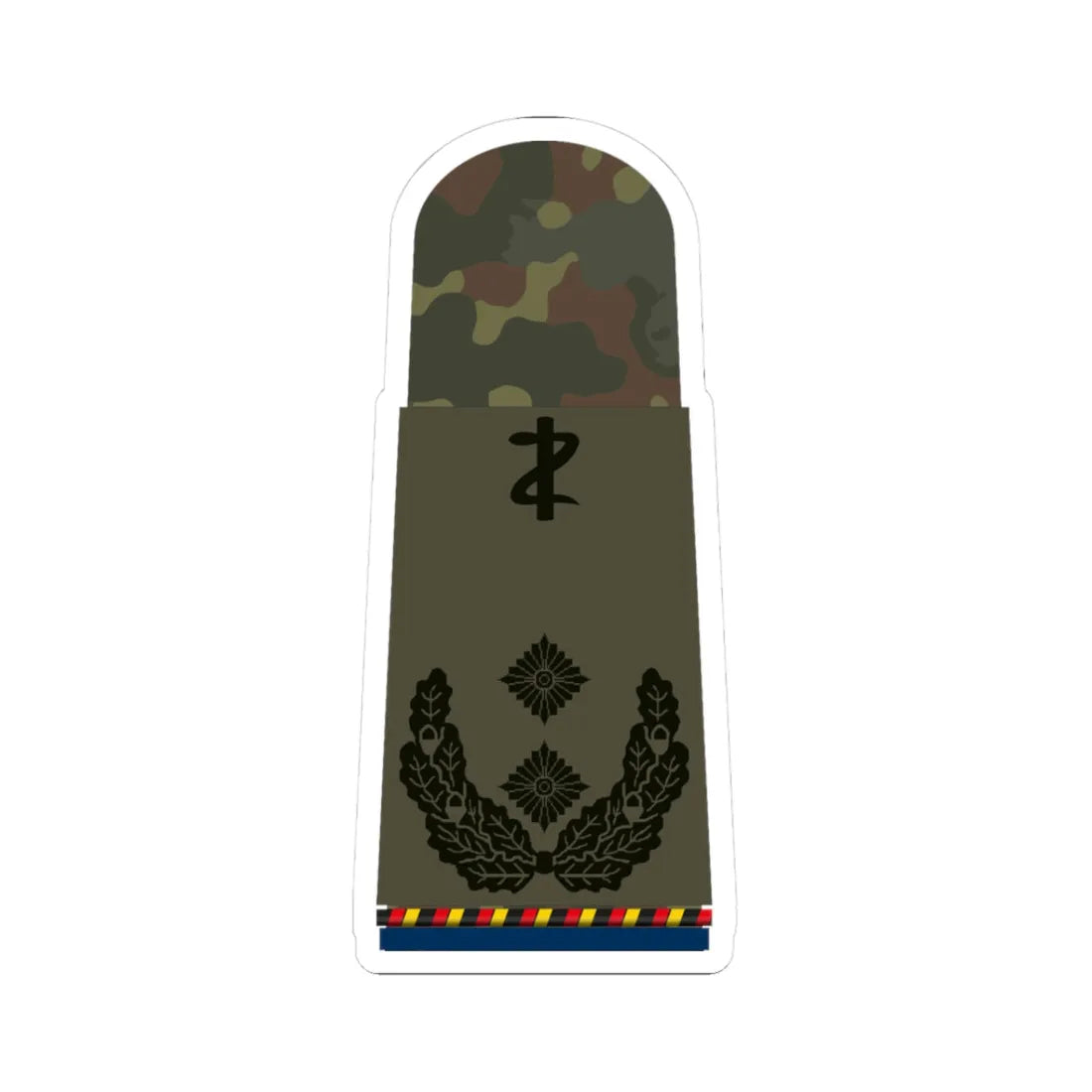 HA OS5 52c Oberfeldarzt d.R. San ZMx L (Germany) (Military Rank) STICKER Vinyl Kiss-Cut Decal 3 Inch White - The Sticker Space