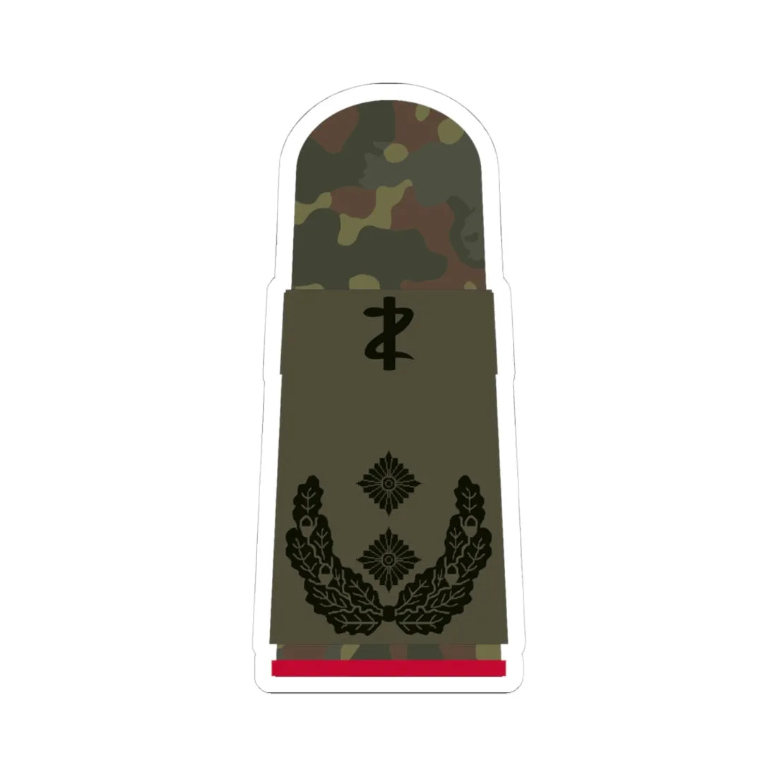 HA OS5 52c Oberfeldarzt i.G. ZM L (Germany) (Military Rank) STICKER Vinyl Kiss-Cut Decal 4 Inch White - The Sticker Space