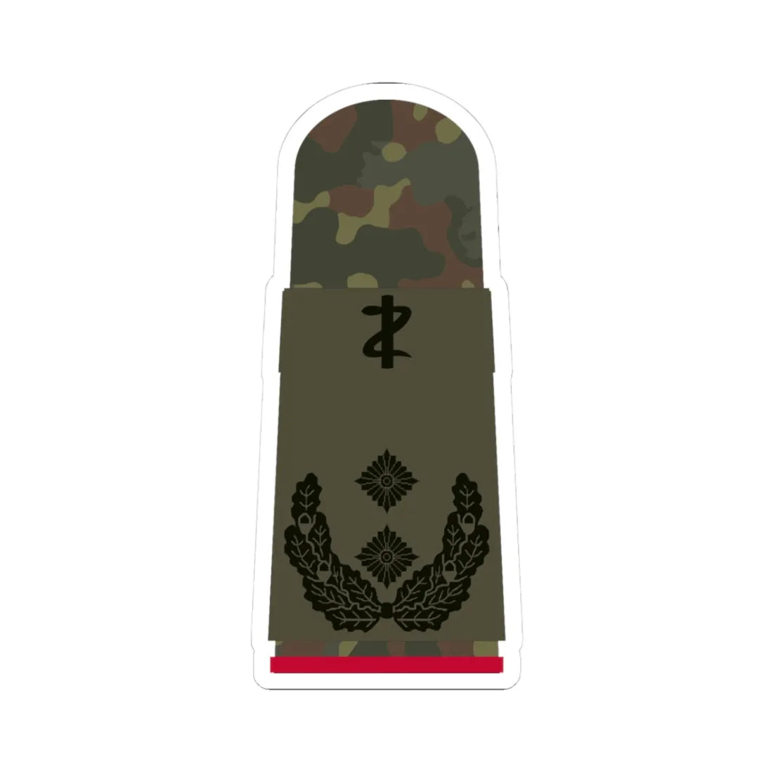 HA OS5 52c Oberfeldarzt i.G. ZM L (Military Rank) STICKER Vinyl Kiss-Cut Decal 3 Inch White - The Sticker Space