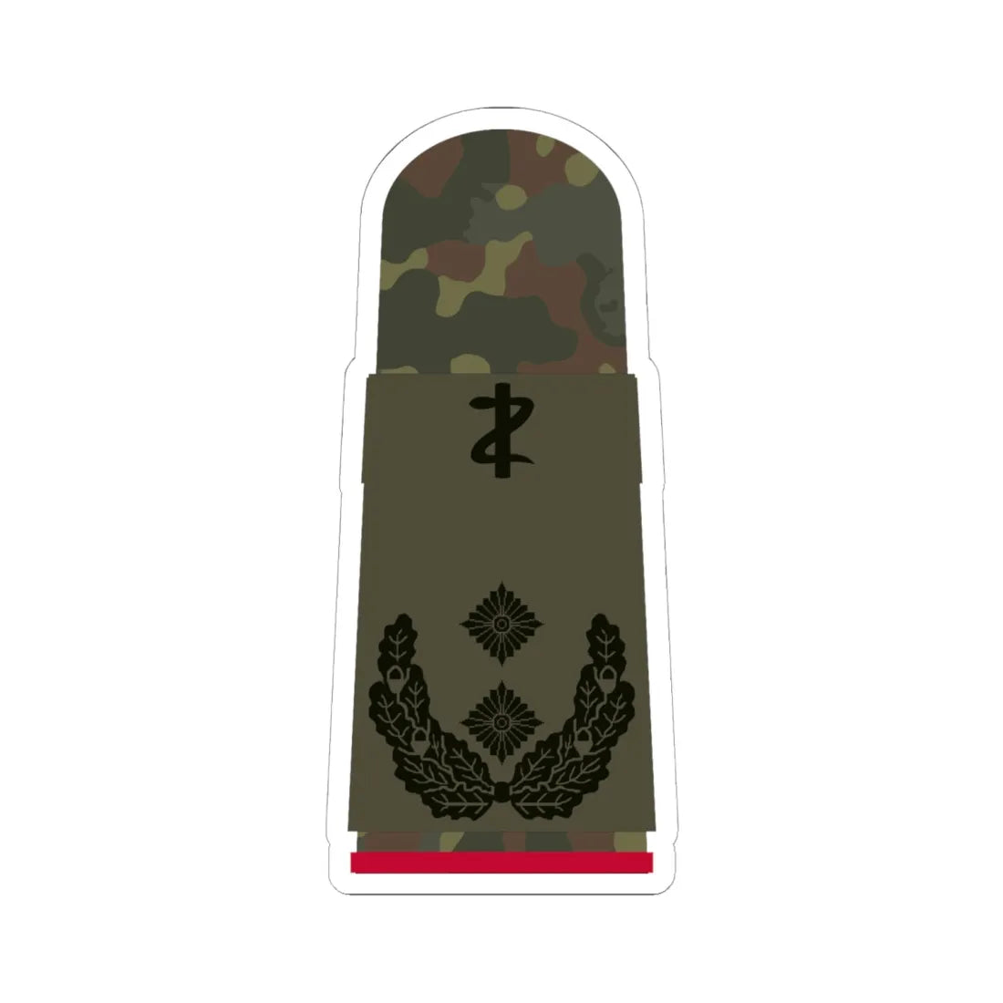 HA OS5 52c Oberfeldarzt i.G. ZM L (Military Rank) STICKER Vinyl Kiss-Cut Decal 6 Inch White - The Sticker Space